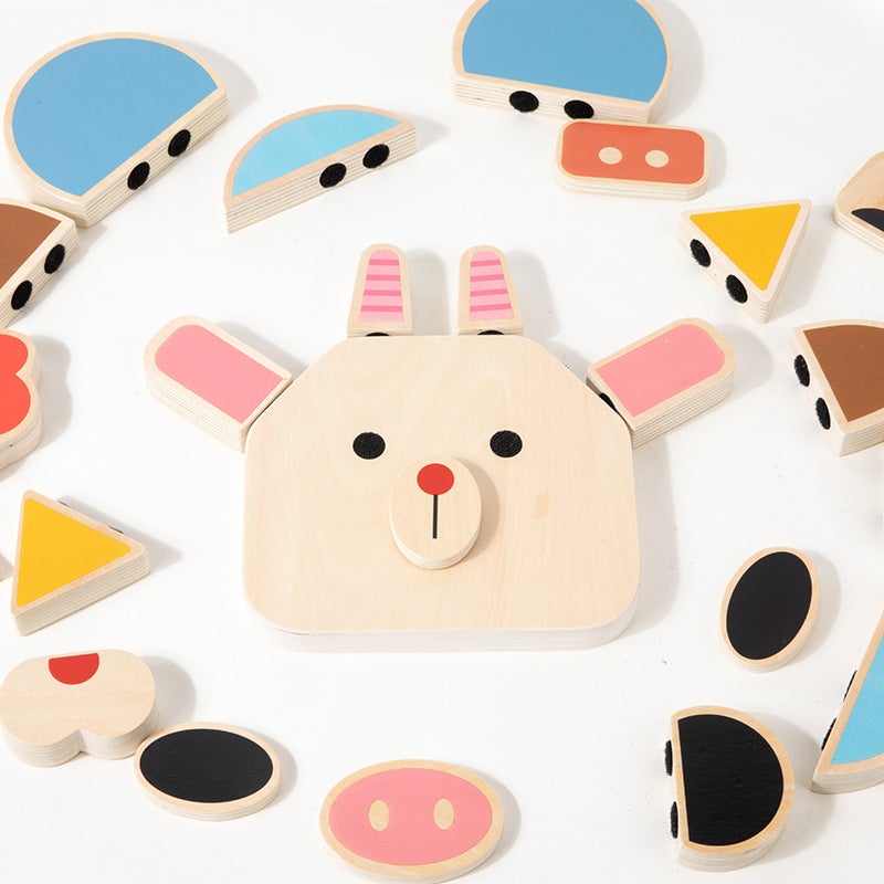 Face-Changing Rubik'S Cube Building Blocks Puzzle You Cry I Laugh Children'S Thinking Educational Training Baby Parent-Child Interactive Game Toys - Image 4